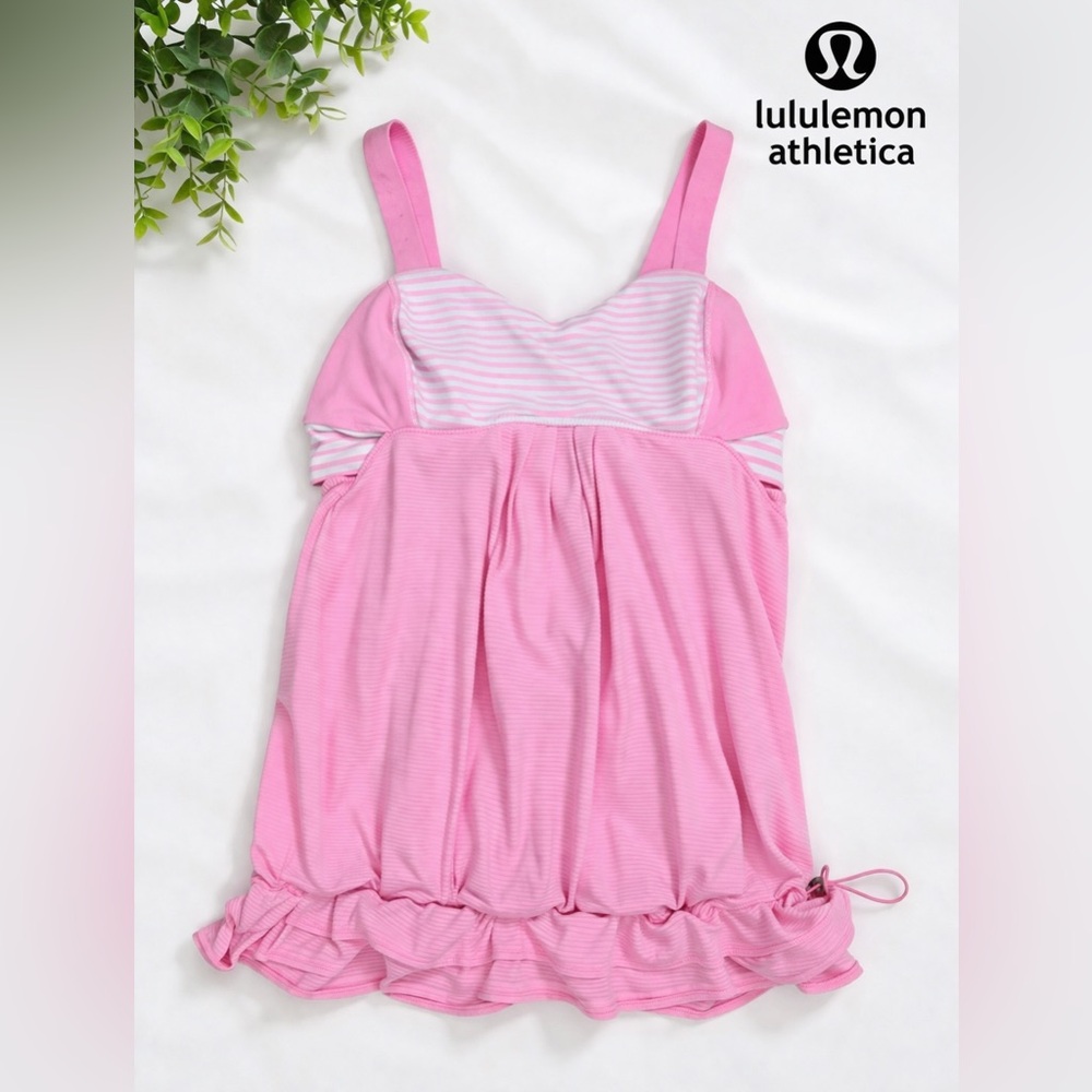 Pink lululemon tank
